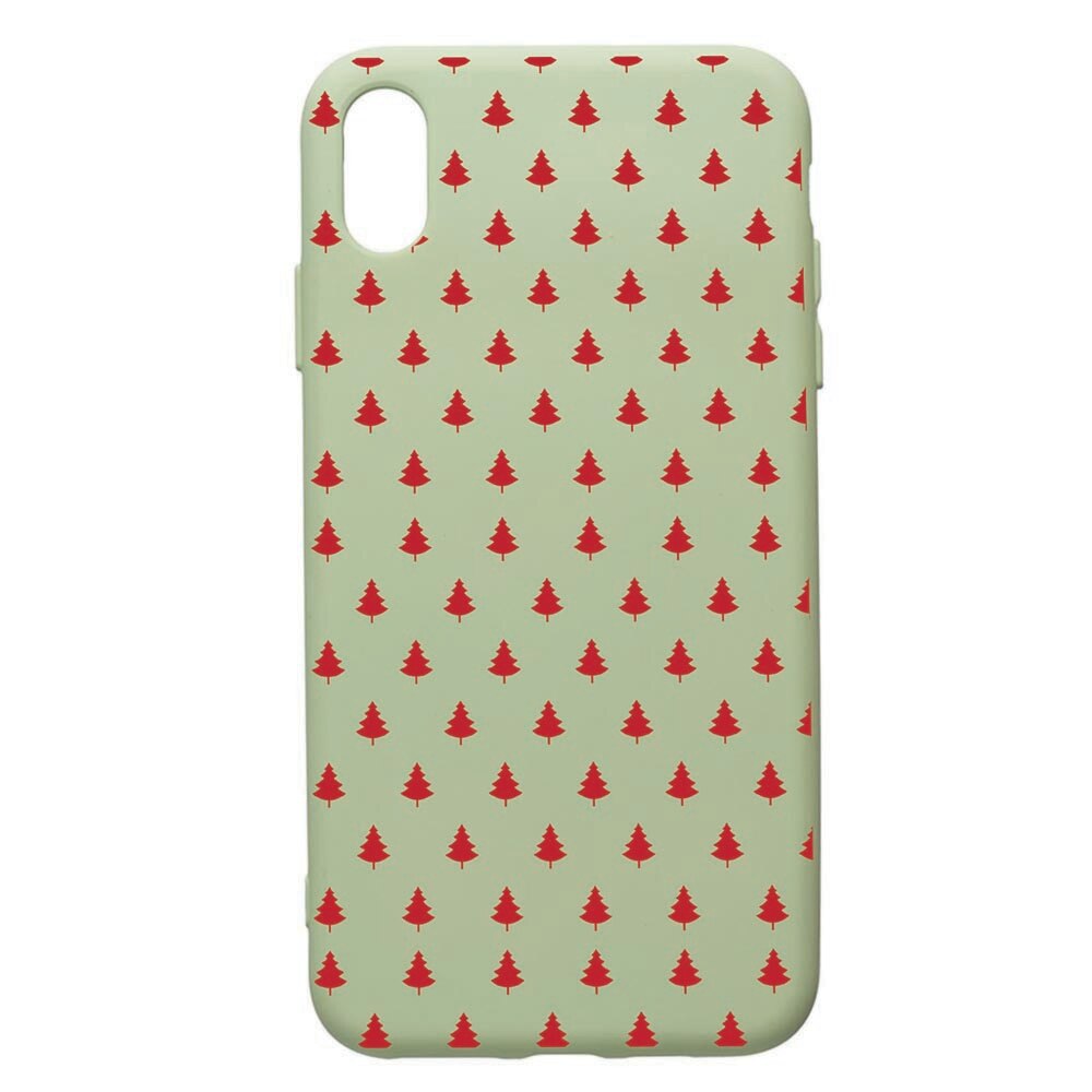Husa de protectie Apple iPhone XS Max, Christmas, silicon, cu interiorul din material textil, protectie camera, Beryl, PGR174