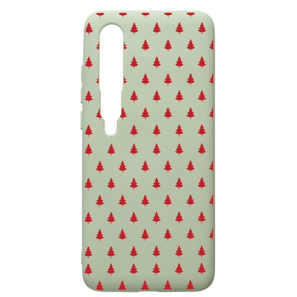 Husa de protectie Xiaomi Mi 10 / Mi 10 Pro, Christmas, silicon, cu interiorul din material textil, protectie camera, Beryl, PGR174