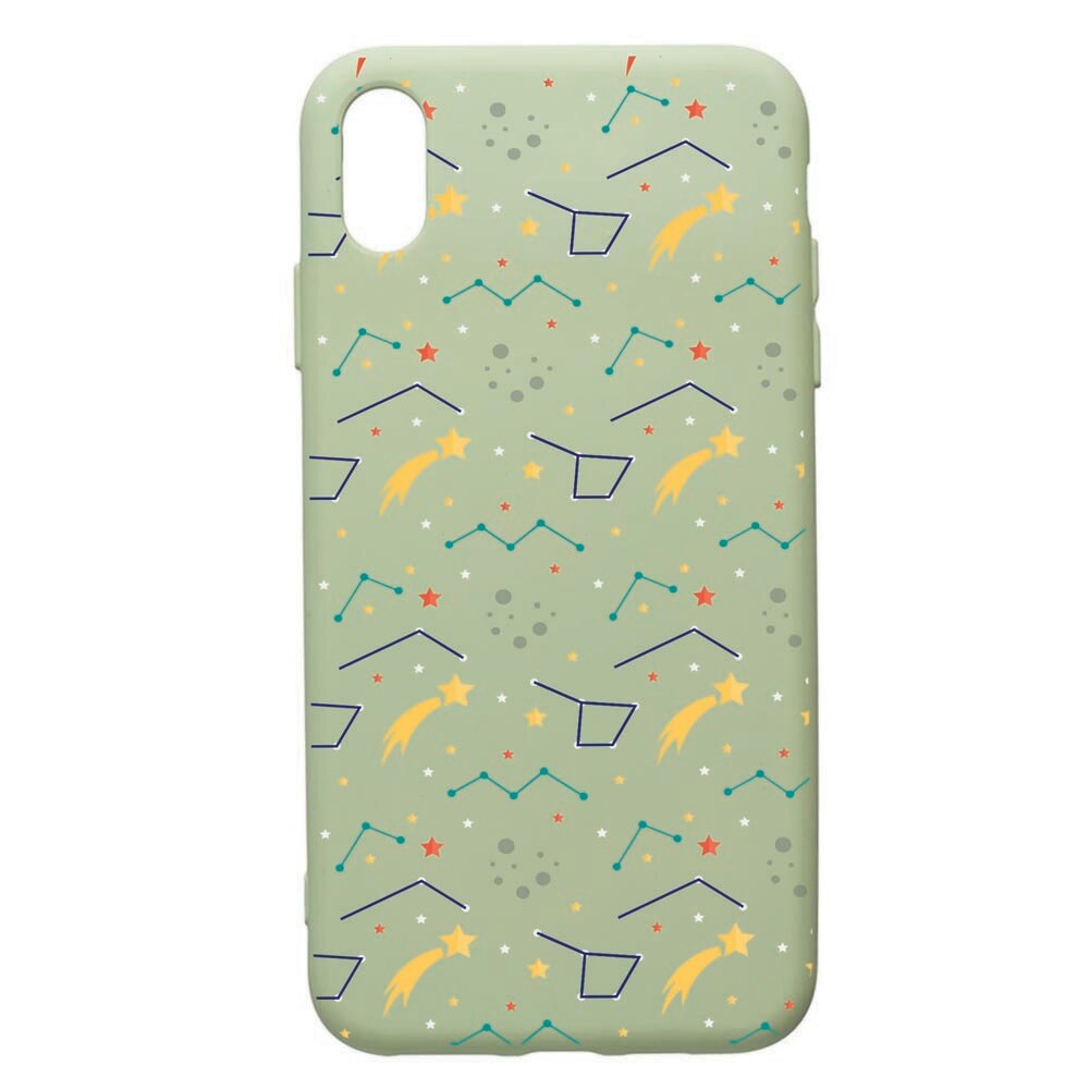 Husa de protectie Apple iPhone XS Max, Zodiac, silicon, cu interiorul din material textil, protectie camera, Beryl, PGR177