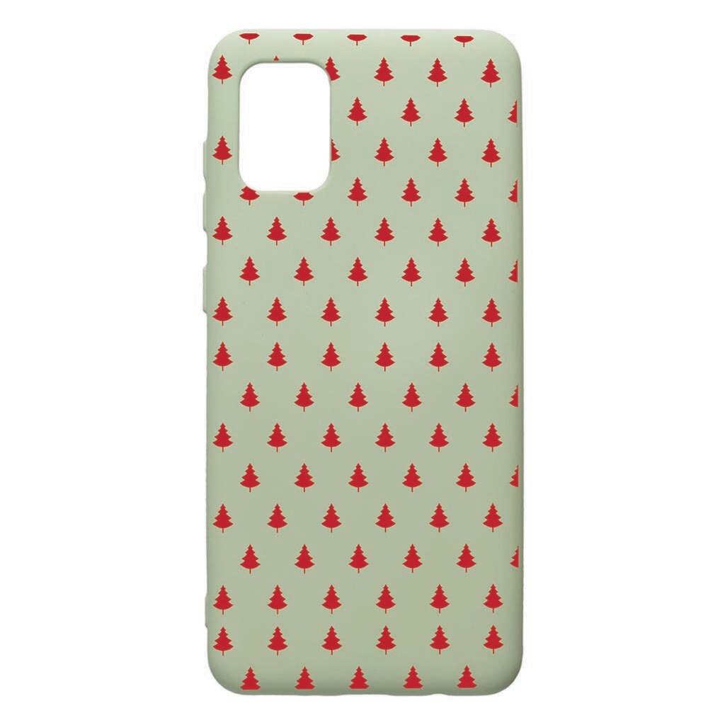 Husa de protectie Samsung Galaxy A41, Christmas, silicon, cu interiorul din material textil, protectie camera, Beryl, PGR174