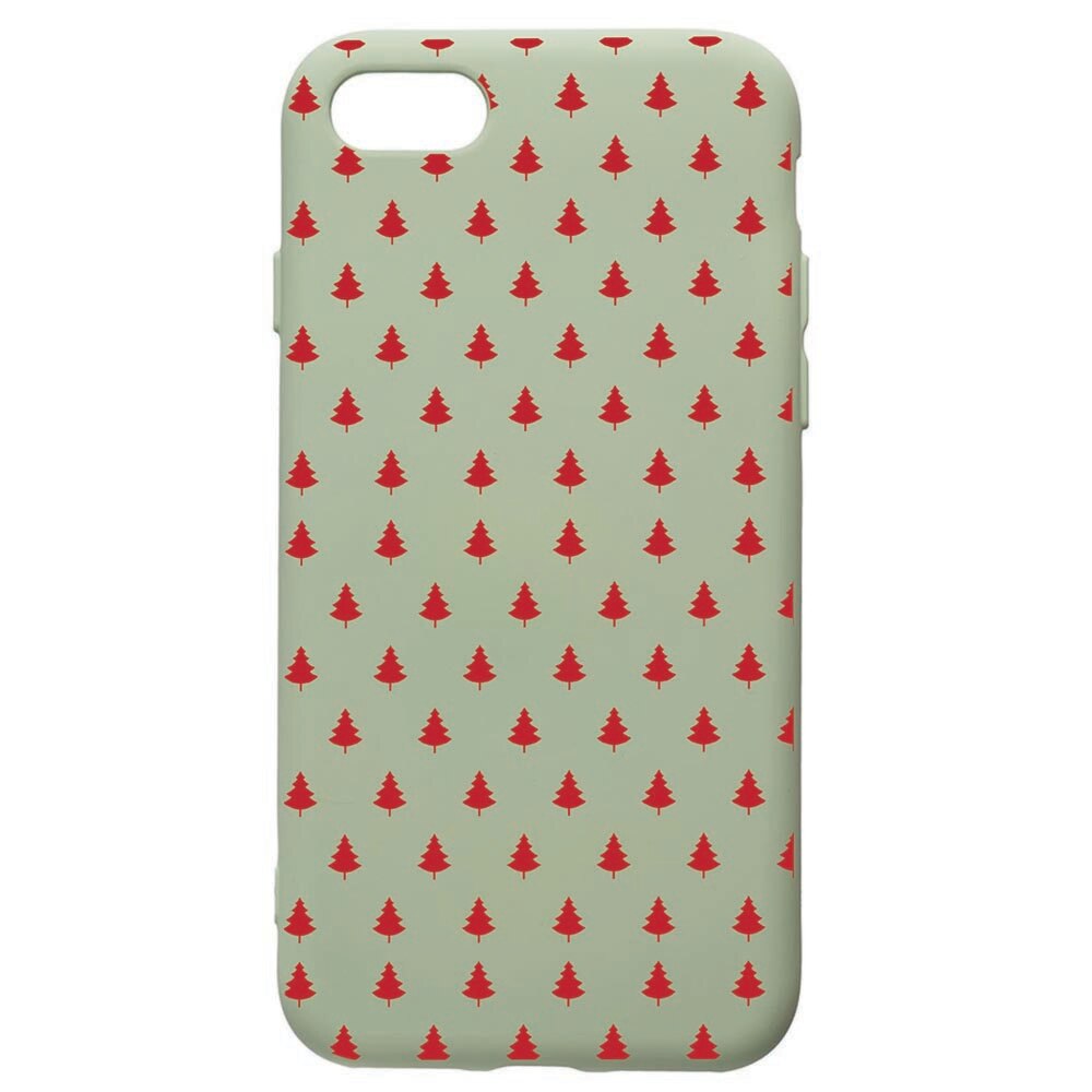Husa de protectie Apple iPhone SE 2 / iPhone 8 / iPhone 7, Christmas, silicon, cu interiorul din material textil, protectie camera, Beryl, PGR174