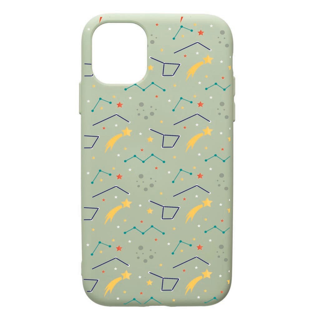 Husa de protectie Apple iPhone 11 Pro, Zodiac, silicon, cu interiorul din material textil, protectie camera, Beryl, PGR177