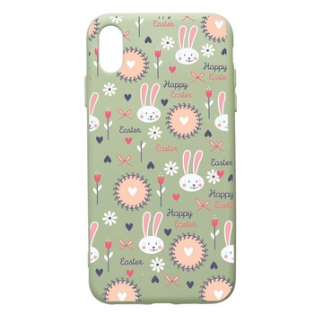 Husa de protectie Apple iPhone XR, Easter, silicon, cu interiorul din material textil, protectie camera, Beryl, PGR189 Husa de protectie Apple iPhone XR, Easter, silicon, cu interiorul din material textil, protectie camera, Beryl, PGR189