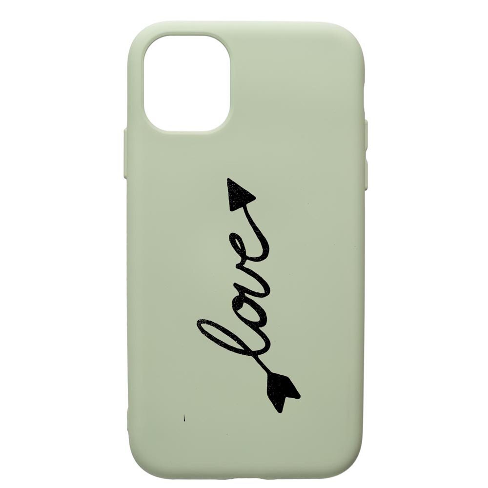 Husa de protectie Apple iPhone 12 Pro Max, Love, silicon, cu interiorul din material textil, protectie camera, Beryl, PGR225
