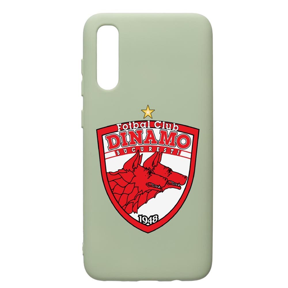Husa de protectie Samsung Galaxy A70, Football, Dinamo, silicon, cu interiorul din material textil, protectie camera, Beryl, PGR229