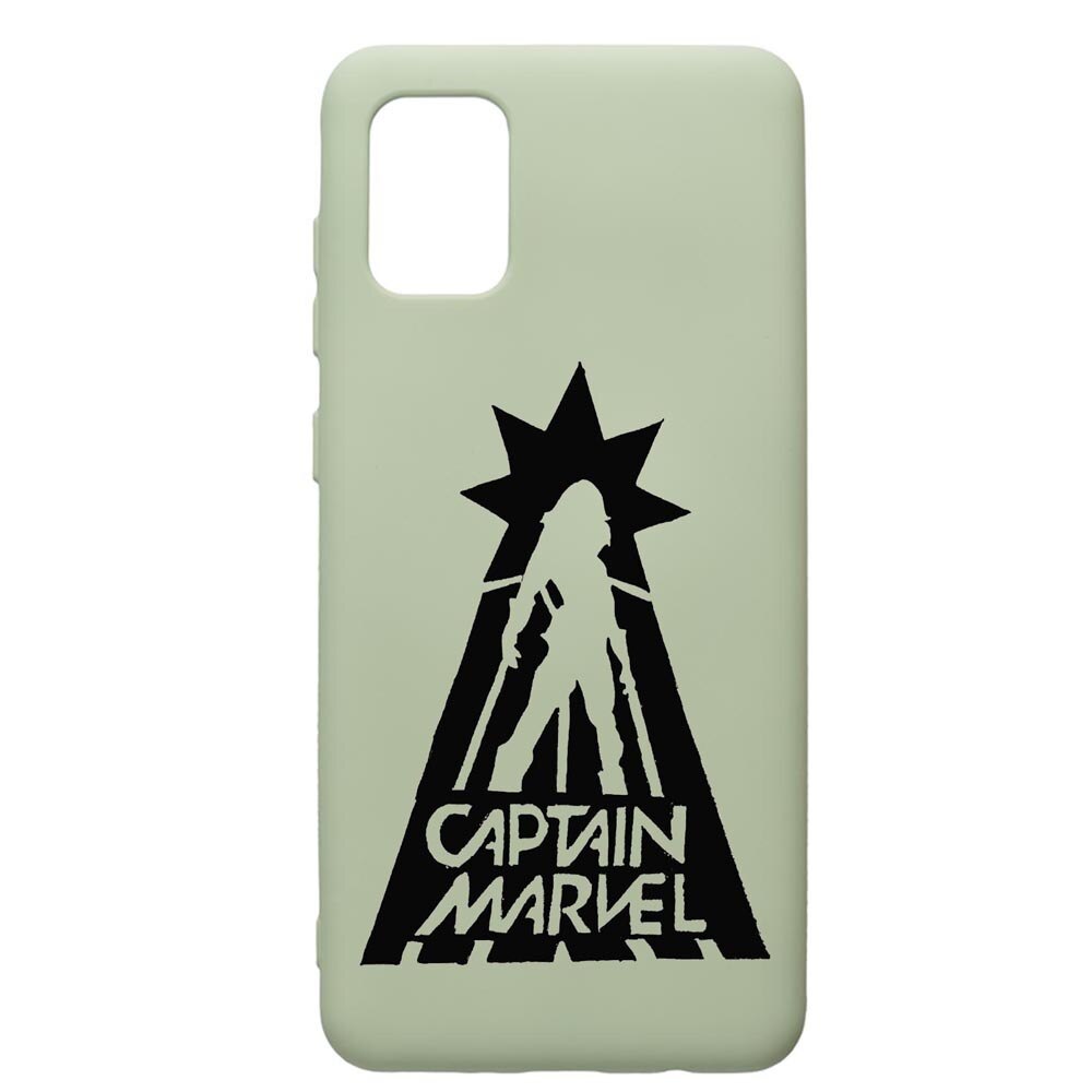 Husa de protectie Samsung Galaxy A71, Captain, silicon, cu interiorul din material textil, protectie camera, Beryl, PGR239