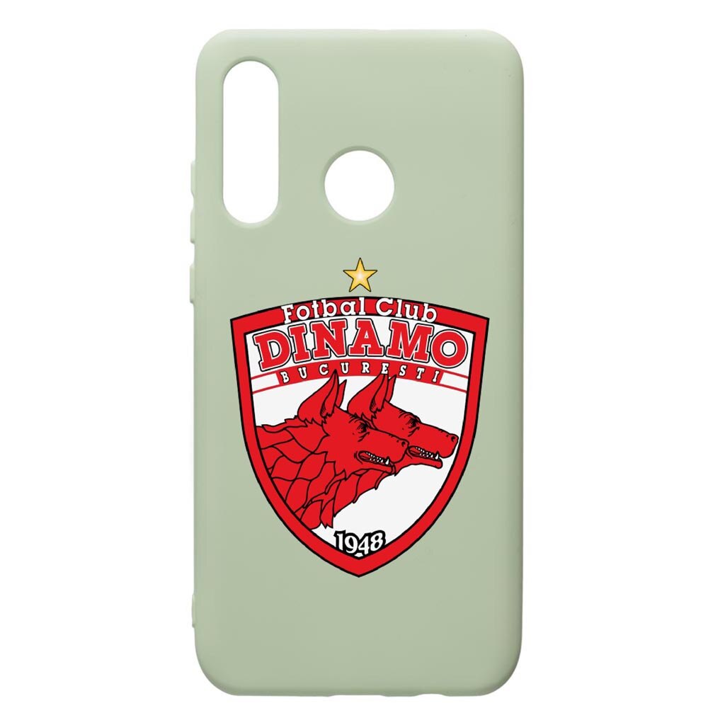 Husa de protectie Huawei P30 Lite, Football, Dinamo, silicon, cu interiorul din material textil, protectie camera, Beryl, PGR229