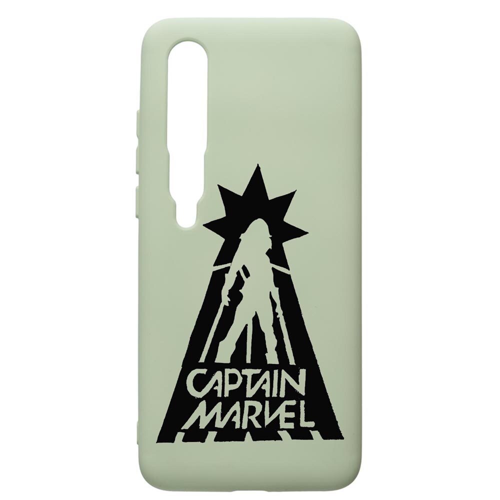 Husa de protectie Xiaomi Mi 10 / Mi 10 Pro, Captain, silicon, cu interiorul din material textil, protectie camera, Beryl, PGR239