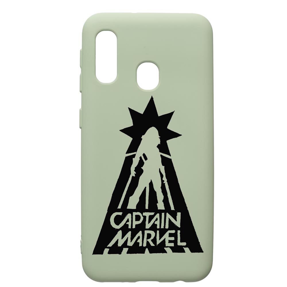 Husa de protectie Samsung Galaxy A20e, Captain, silicon, cu interiorul din material textil, protectie camera, Beryl, PGR239