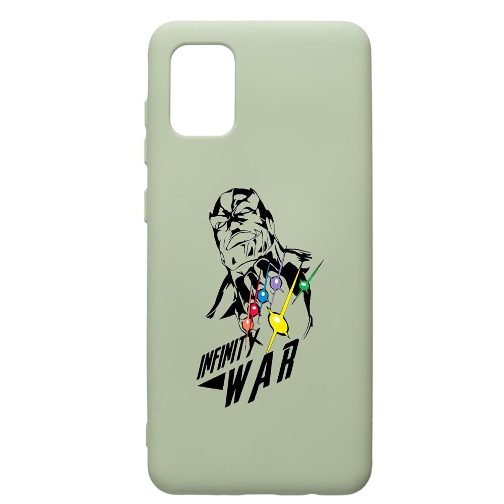 Husa de protectie Samsung Galaxy A71, Avangers, silicon, cu interiorul din material textil, protectie camera, Beryl, PGR242