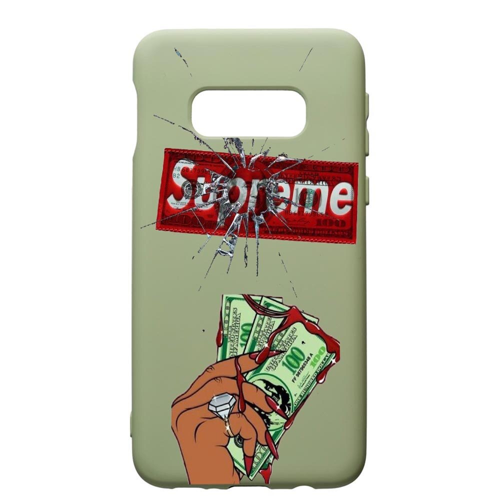 Husa de protectie Samsung Galaxy S10, Supreme, Money, silicon, cu interiorul din material textil, protectie camera, Beryl, PGR257