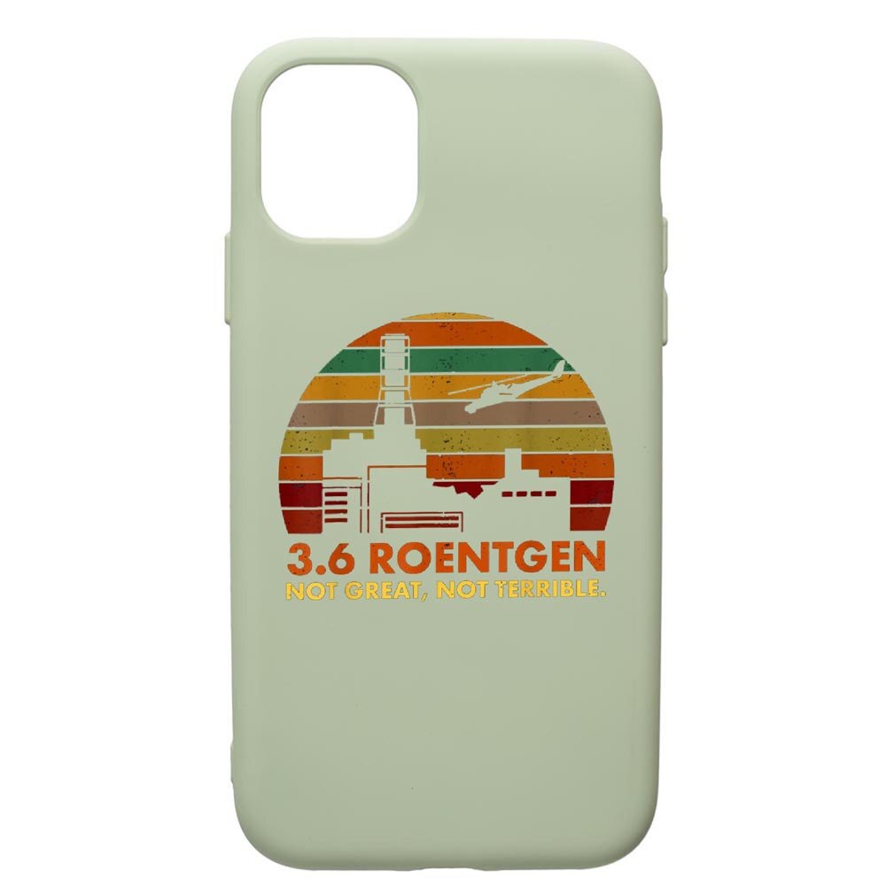 Husa de protectie Apple iPhone 12 Pro, Chernobyl, silicon, cu interiorul din material textil, protectie camera, Beryl, PGR275