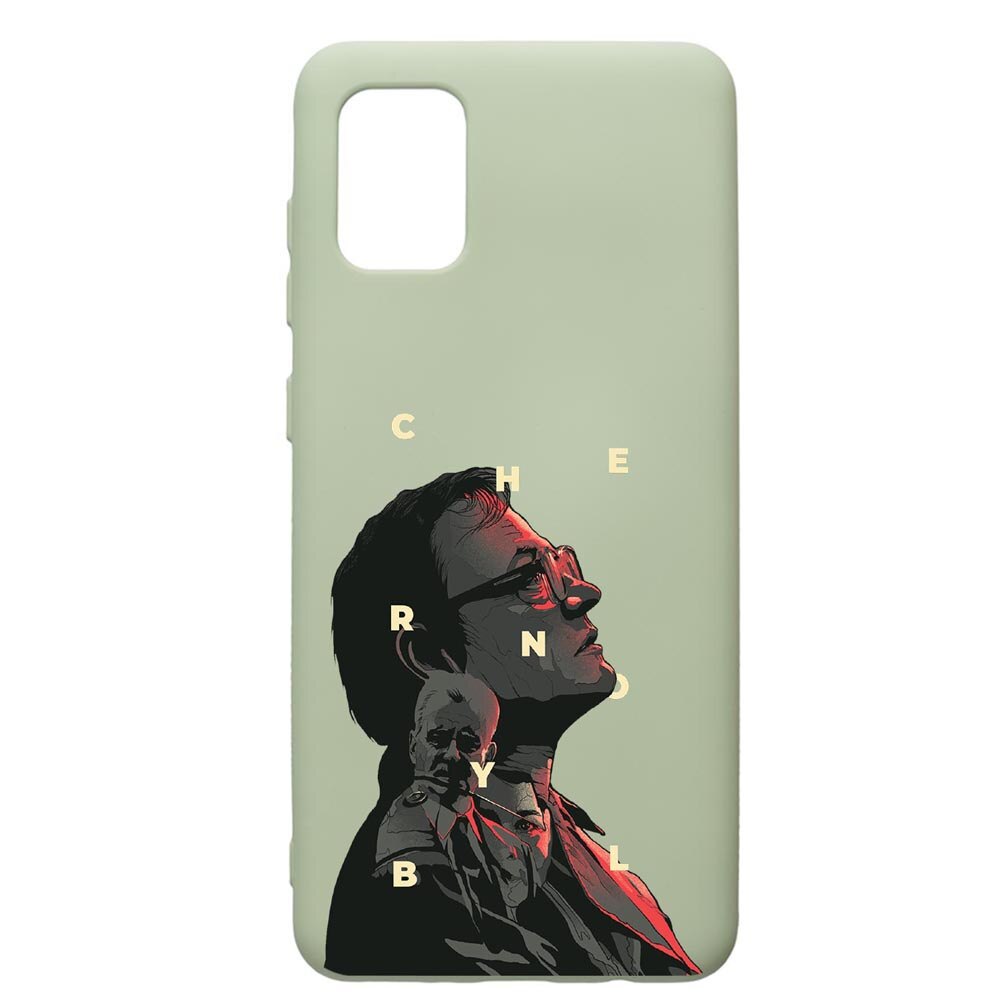 Husa de protectie Samsung Galaxy A31, Chernobyl, silicon, cu interiorul din material textil, protectie camera, Beryl, PGR274