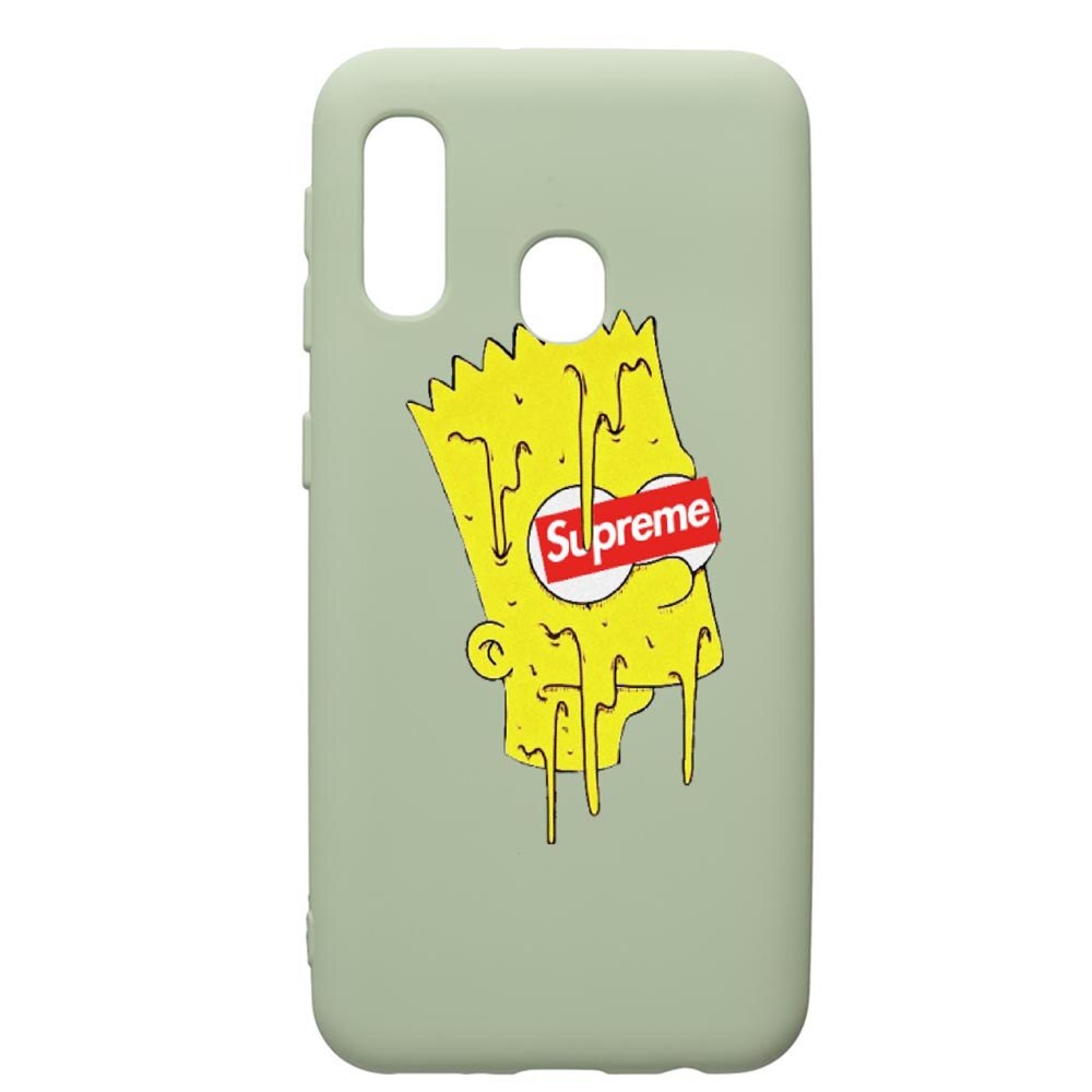 Husa de protectie Samsung Galaxy A40, Supreme, The Simpsons, silicon, cu interiorul din material textil, protectie camera, Beryl, PGR267