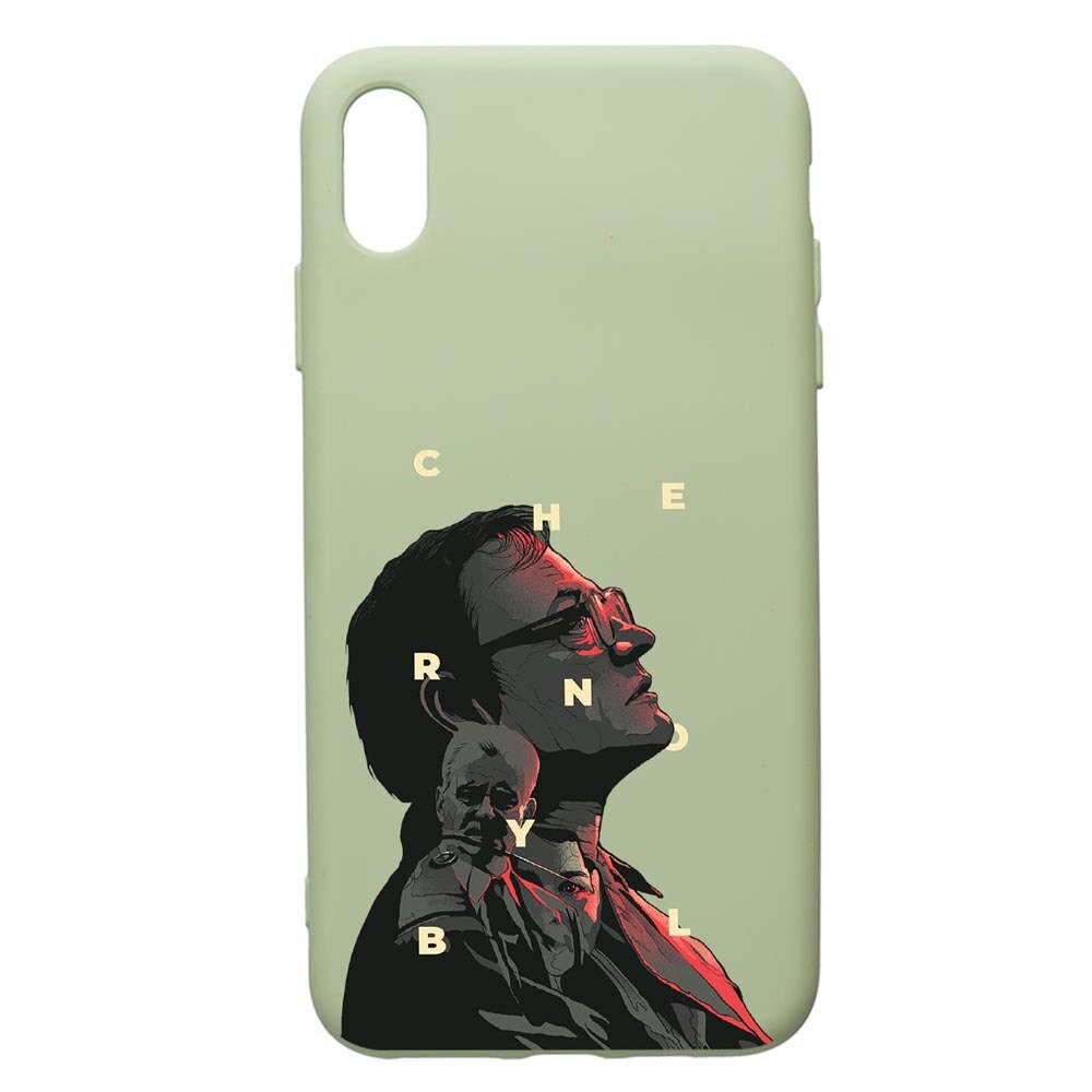 Husa de protectie Apple iPhone XS / X, Chernobyl, silicon, cu interiorul din material textil, protectie camera, Beryl, PGR274