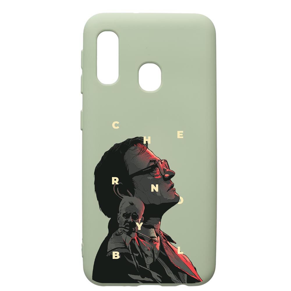 Husa de protectie Samsung Galaxy A40, Chernobyl, silicon, cu interiorul din material textil, protectie camera, Beryl, PGR274