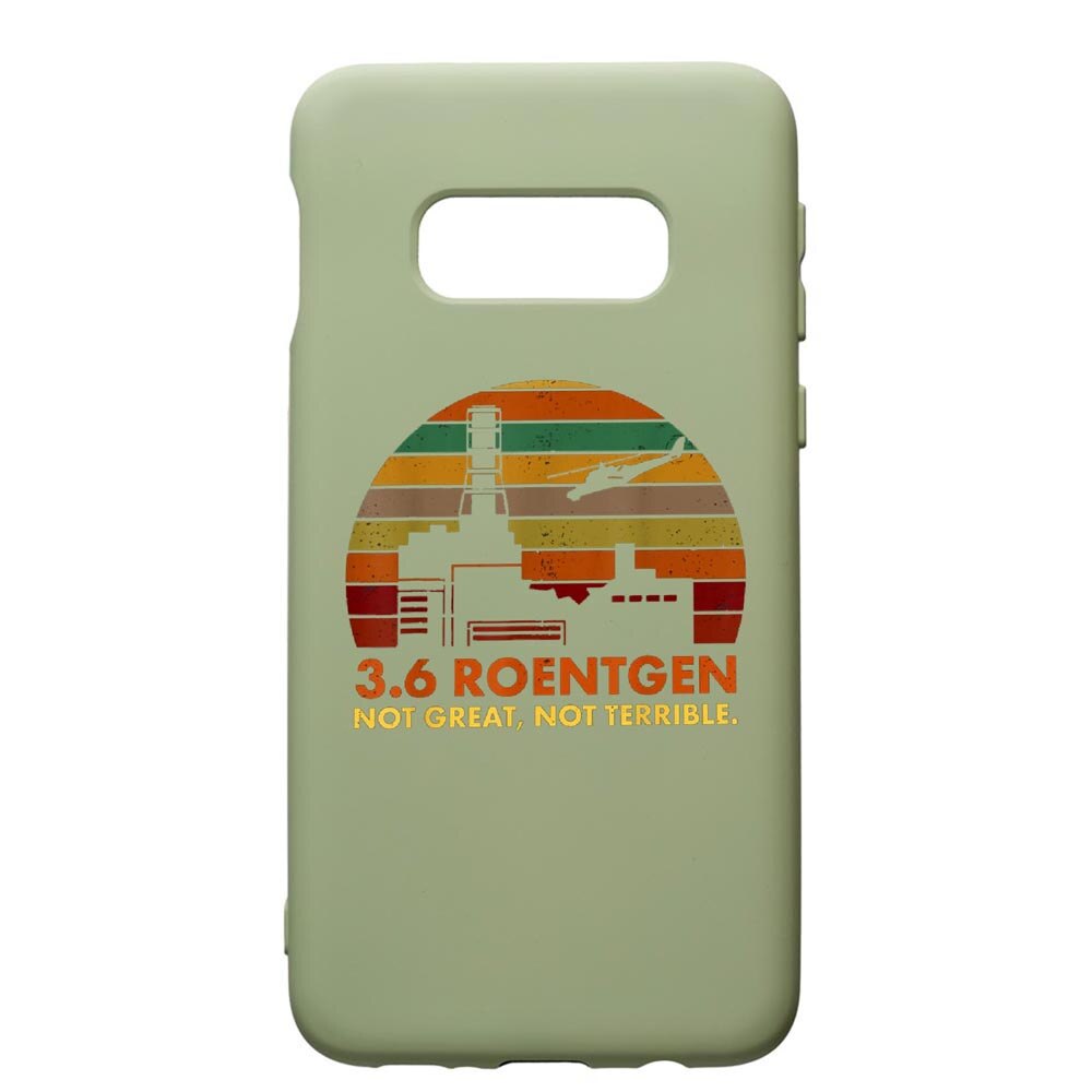 Husa de protectie Samsung Galaxy S10, Chernobyl, silicon, cu interiorul din material textil, protectie camera, Beryl, PGR275