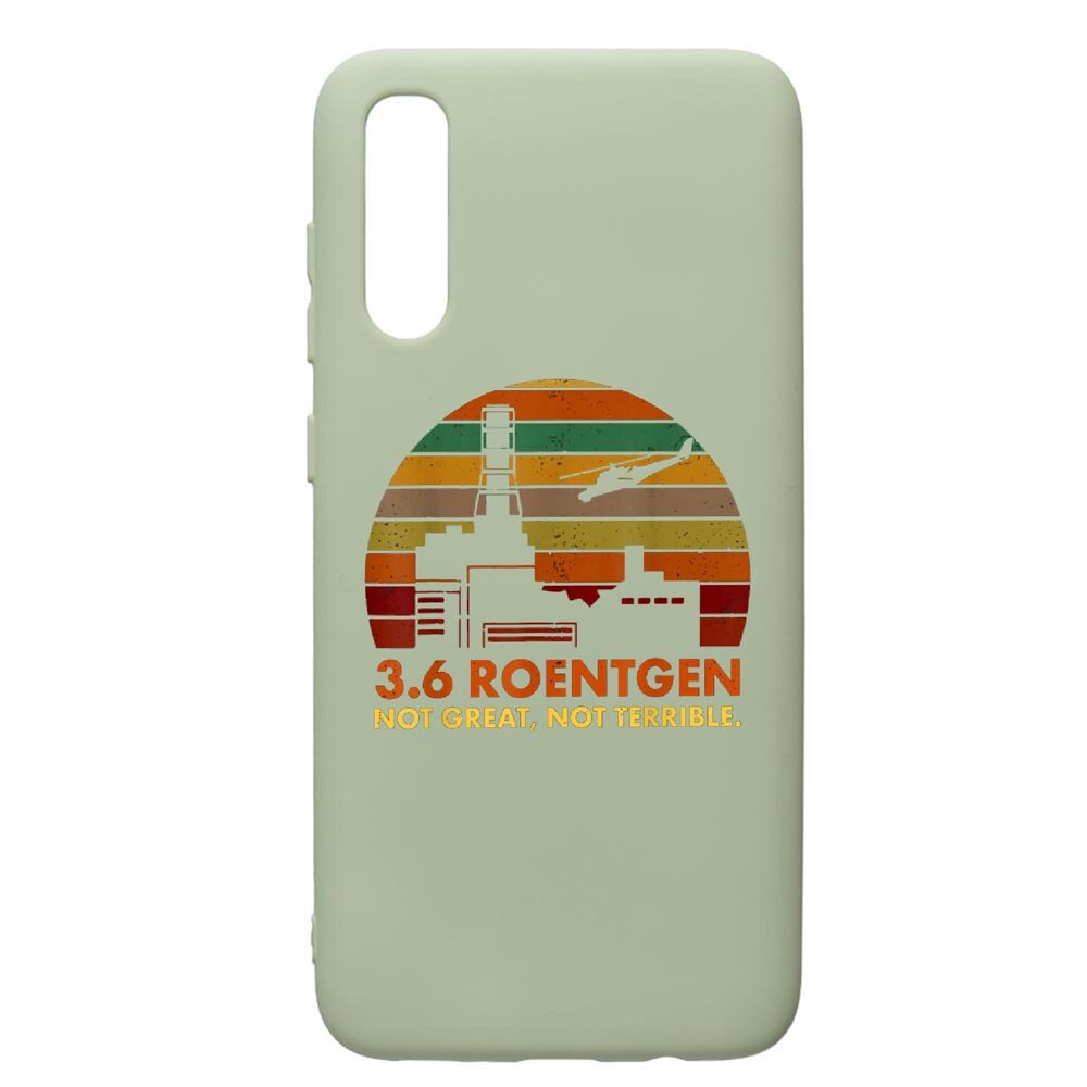 Husa de protectie Samsung Galaxy A70, Chernobyl, silicon, cu interiorul din material textil, protectie camera, Beryl, PGR275