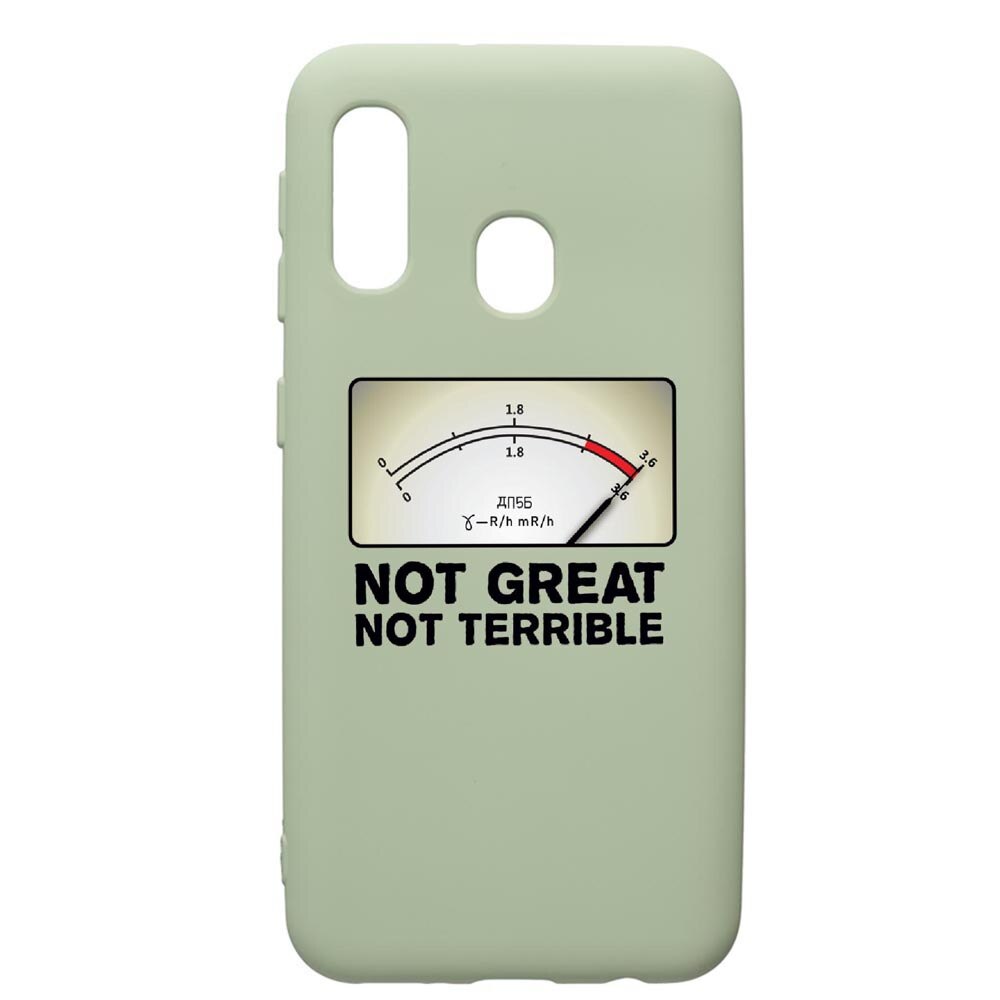 Husa de protectie Samsung Galaxy A40, Chernobyl, silicon, cu interiorul din material textil, protectie camera, Beryl, PGR276