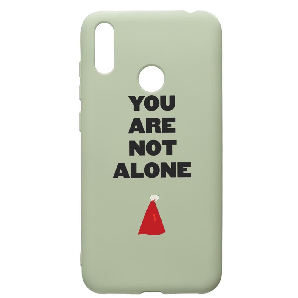 Husa de protectie Huawei Y7 2019, The Handmaid's Tale, silicon, cu interiorul din material textil, protectie camera, Beryl, PGR281