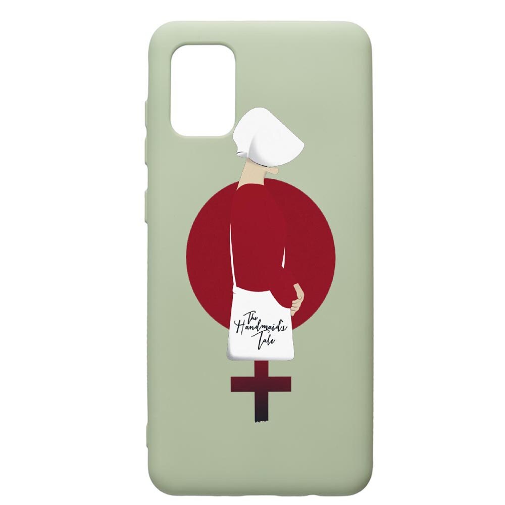 Husa de protectie Samsung Galaxy A71, The Handmaid's Tale, silicon, cu interiorul din material textil, protectie camera, Beryl, PGR283