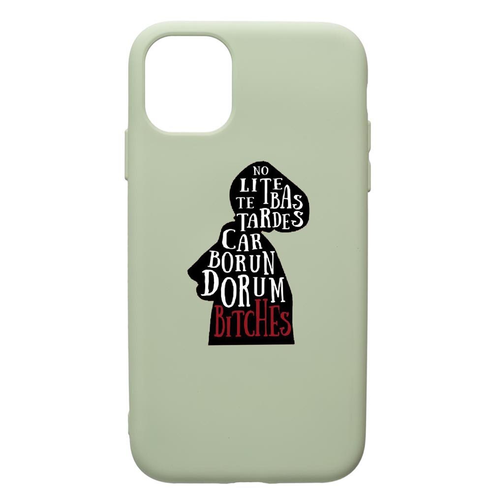 Husa de protectie Apple iPhone 11 Pro, The Handmaid's Tale, silicon, cu interiorul din material textil, protectie camera, Beryl, PGR282