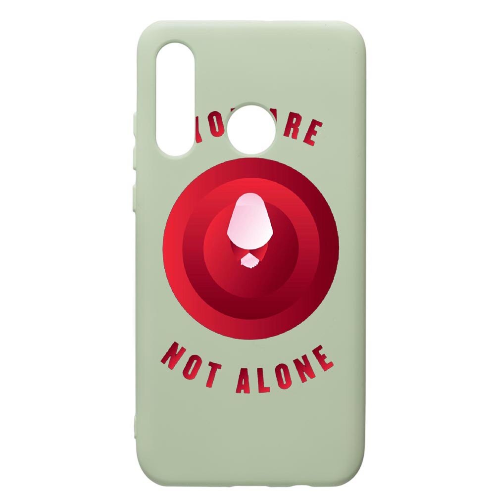Husa de protectie Huawei P30 Lite, The Handmaid's Tale, silicon, cu interiorul din material textil, protectie camera, Beryl, PGR284