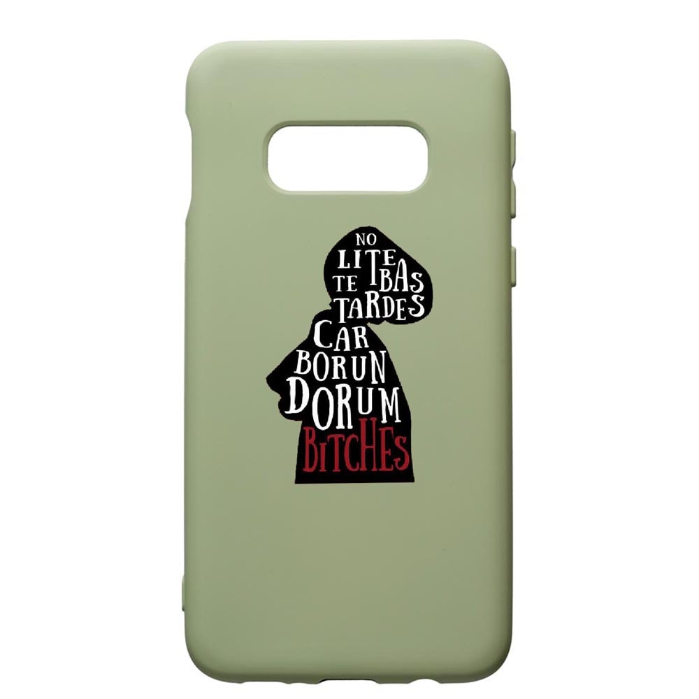 Husa de protectie Samsung Galaxy S10, The Handmaid's Tale, silicon, cu interiorul din material textil, protectie camera, Beryl, PGR282