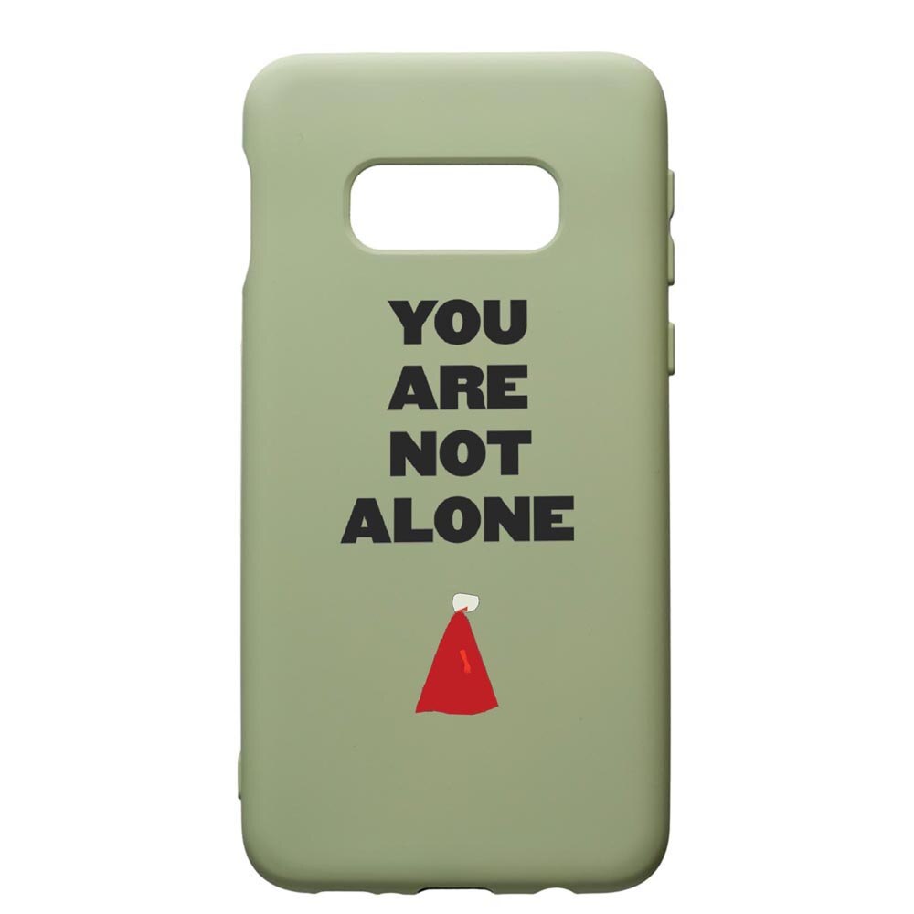 Husa de protectie Samsung Galaxy S10, The Handmaid's Tale, silicon, cu interiorul din material textil, protectie camera, Beryl, PGR281