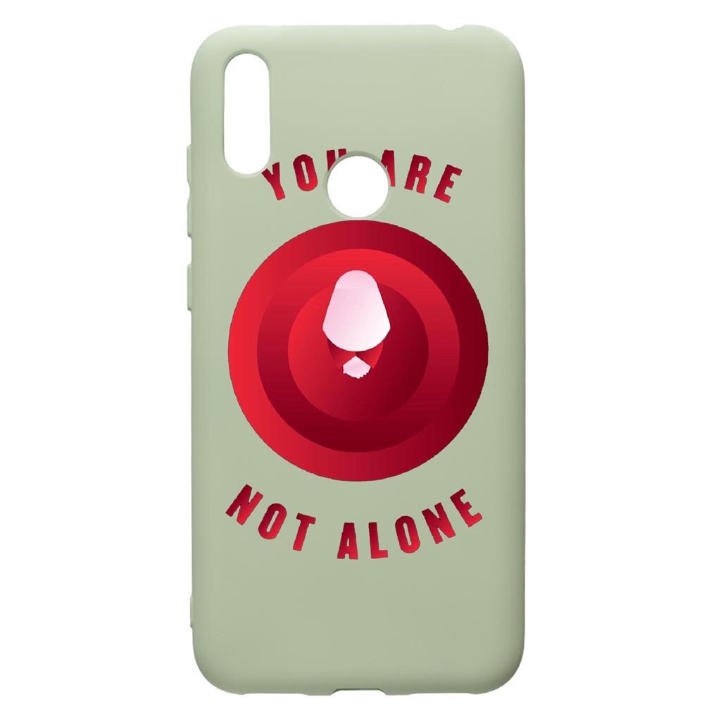 Husa de protectie Huawei Y7 2019, The Handmaid's Tale, silicon, cu interiorul din material textil, protectie camera, Beryl, PGR284