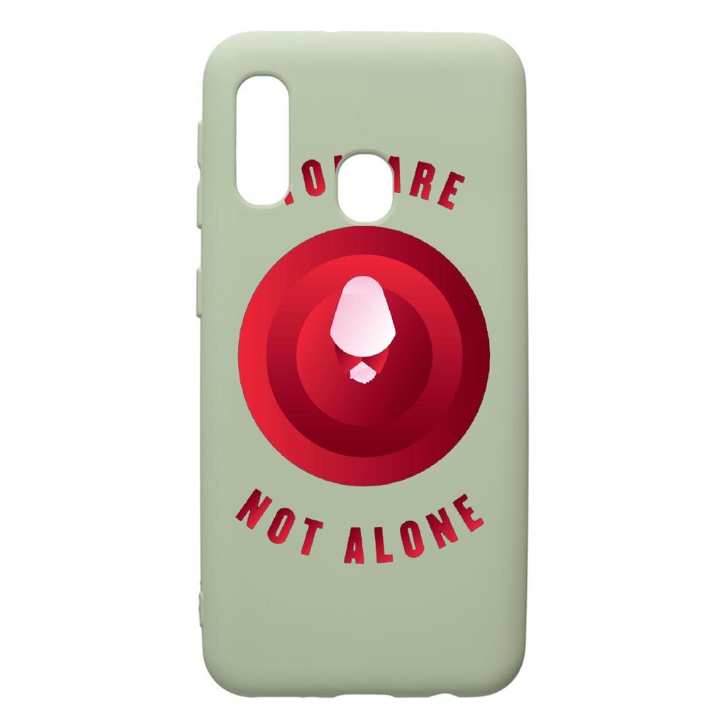 Husa de protectie Samsung Galaxy A40, The Handmaid's Tale, silicon, cu interiorul din material textil, protectie camera, Beryl, PGR284