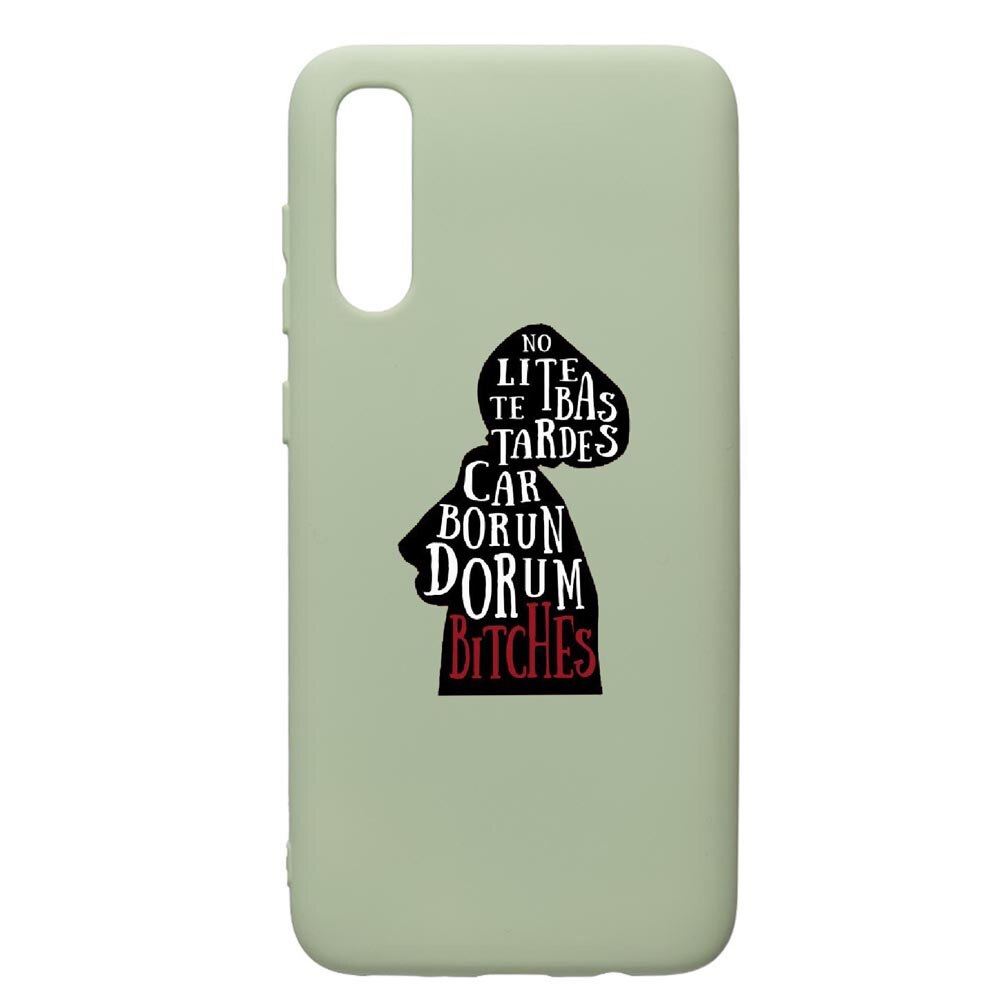 Husa de protectie Samsung Galaxy A70, The Handmaid's Tale, silicon, cu interiorul din material textil, protectie camera, Beryl, PGR282