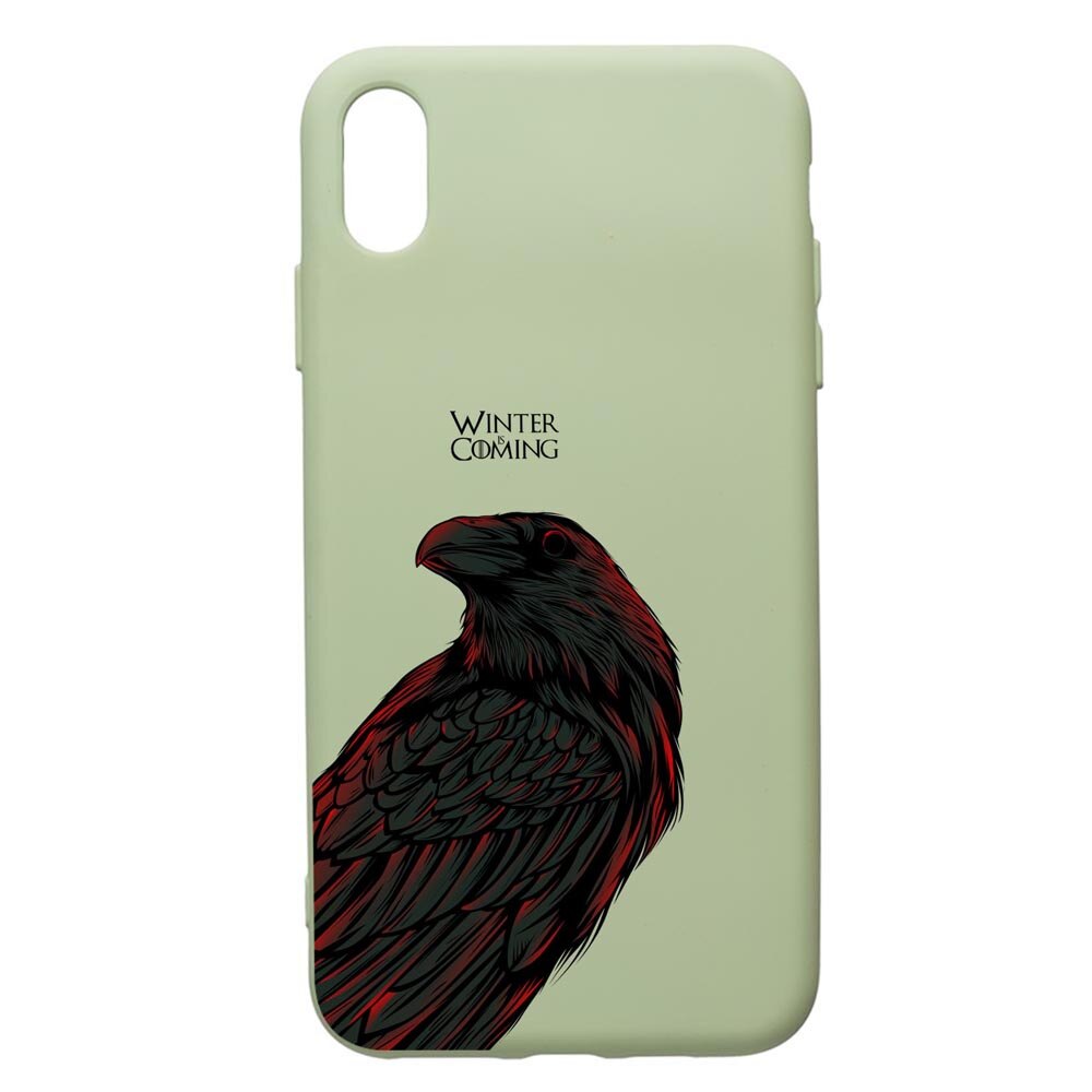 Husa de protectie Apple iPhone XS / X, Game Of Thrones, silicon, cu interiorul din material textil, protectie camera, Beryl, PGR285