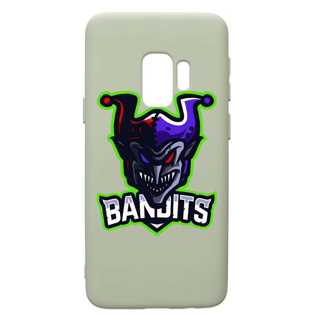 Husa de protectie Samsung Galaxy S9, Bandit, Hardcore, silicon, cu interiorul din material textil, protectie camera, Beryl, PGR287