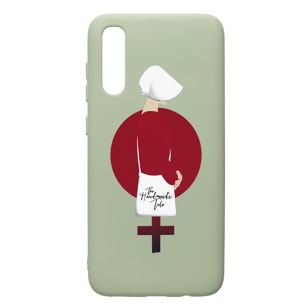 Husa de protectie Samsung Galaxy A70, The Handmaid's Tale, silicon, cu interiorul din material textil, protectie camera, Beryl, PGR283