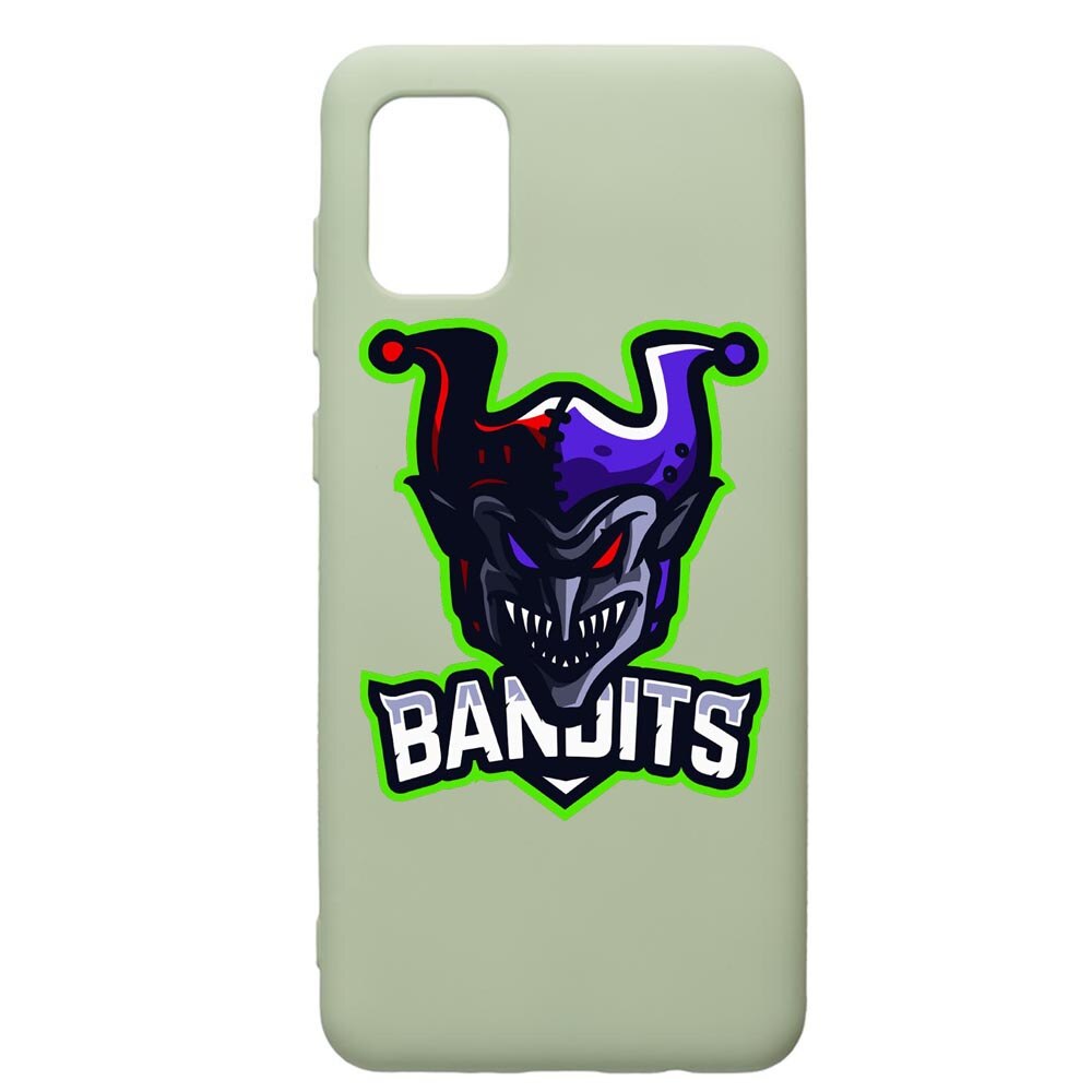 Husa de protectie Samsung Galaxy A71, Bandit, Hardcore, silicon, cu interiorul din material textil, protectie camera, Beryl, PGR287