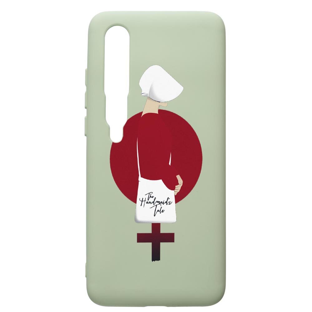 Husa de protectie Xiaomi Mi 10 / Mi 10 Pro, The Handmaid's Tale, silicon, cu interiorul din material textil, protectie camera, Beryl, PGR283