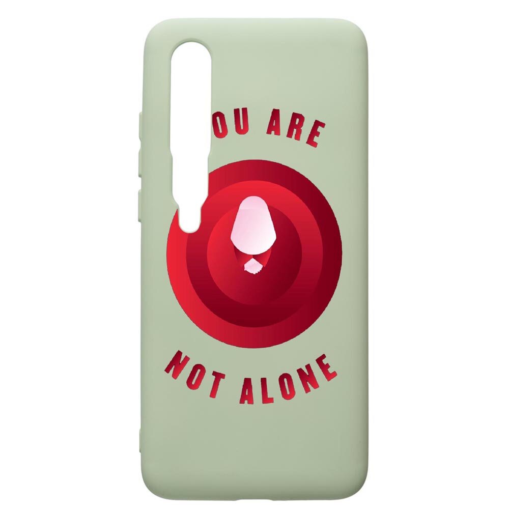 Husa de protectie Xiaomi Mi 10 / Mi 10 Pro, The Handmaid's Tale, silicon, cu interiorul din material textil, protectie camera, Beryl, PGR284