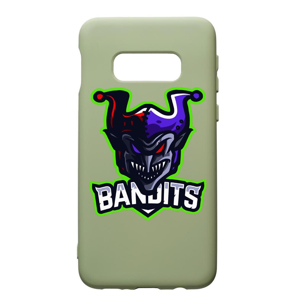 Husa de protectie Samsung Galaxy S10E, Bandit, Hardcore, silicon, cu interiorul din material textil, protectie camera, Beryl, PGR287
