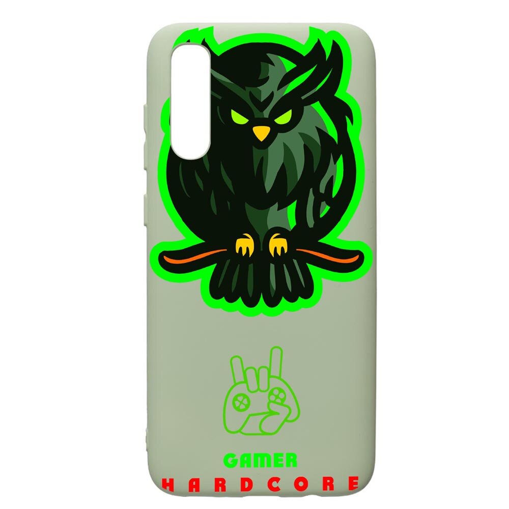 Husa de protectie Samsung Galaxy A70, Gamers, Hardcore, silicon, cu interiorul din material textil, protectie camera, Beryl, PGR288