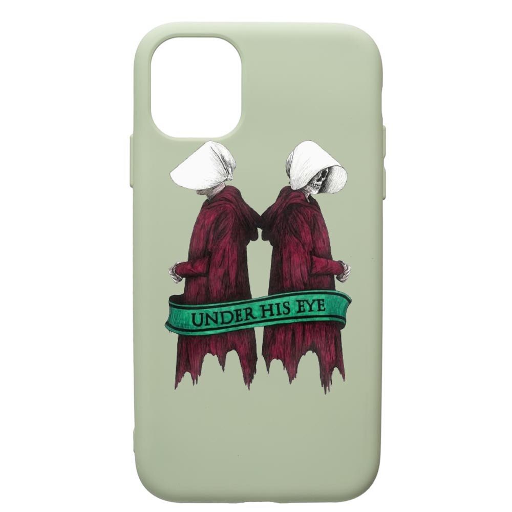 Husa de protectie Apple iPhone 11 Pro, The Handmaid's Tale, silicon, cu interiorul din material textil, protectie camera, Beryl, PGR291