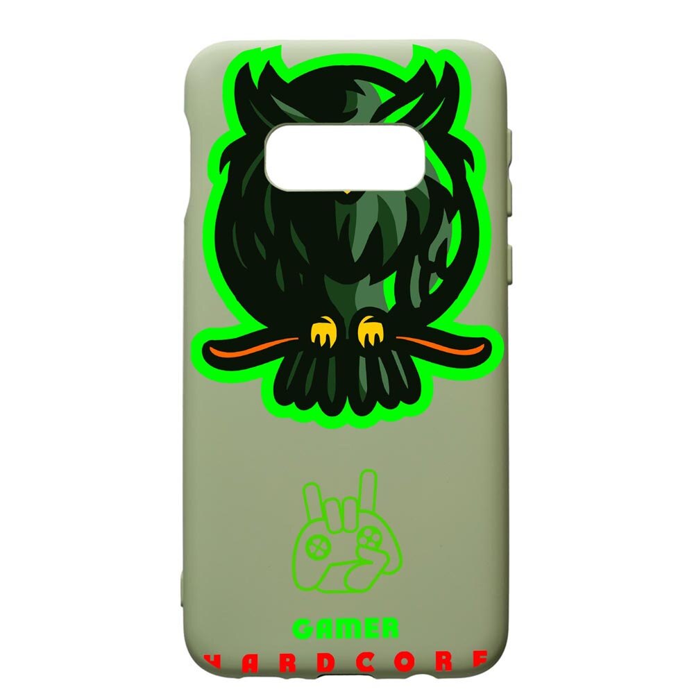 Husa de protectie Samsung Galaxy S10E, Gamers, Hardcore, silicon, cu interiorul din material textil, protectie camera, Beryl, PGR288