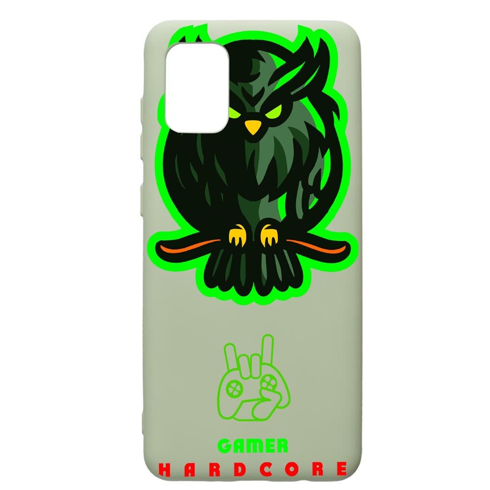 Husa de protectie Samsung Galaxy A71, Gamers, Hardcore, silicon, cu interiorul din material textil, protectie camera, Beryl, PGR288