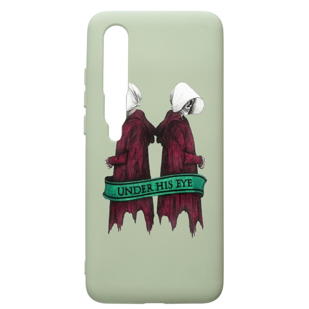 Husa de protectie Xiaomi Mi 10 / Mi 10 Pro, The Handmaid's Tale, silicon, cu interiorul din material textil, protectie camera, Beryl, PGR291