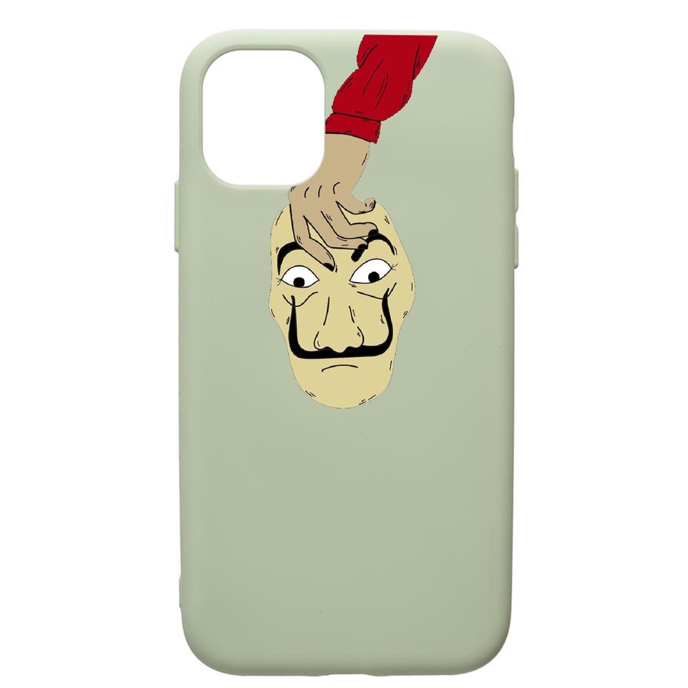 Husa de protectie Apple iPhone 11 Pro, La Casa De Papel, silicon, cu interiorul din material textil, protectie camera, Beryl, PGR295