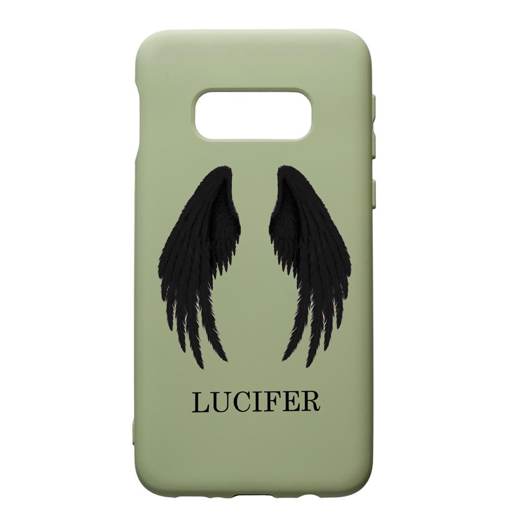 Husa de protectie Samsung Galaxy S10, Lucifer, silicon, cu interiorul din material textil, protectie camera, Beryl, PGR298