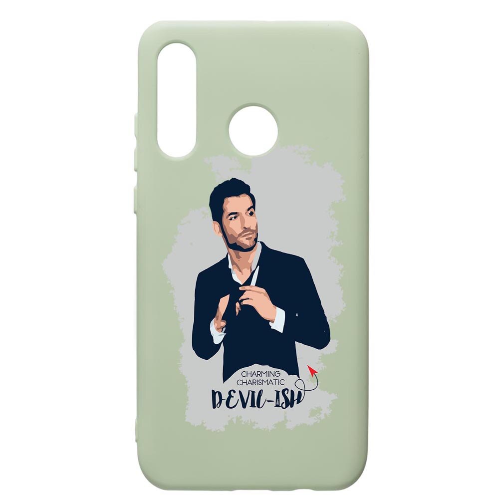 Husa de protectie Huawei P40 Lite E / Y7p, Lucifer, silicon, cu interiorul din material textil, protectie camera, Beryl, PGR299