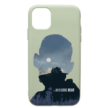 Husa de protectie Apple iPhone 11 Pro Max, The Walking Dead, silicon, cu interiorul din material textil, protectie camera, Beryl, PGR303 Husa de protectie Apple iPhone 11 Pro Max, The Walking Dead, silicon, cu interiorul din material textil, protectie camera, Beryl, PGR303