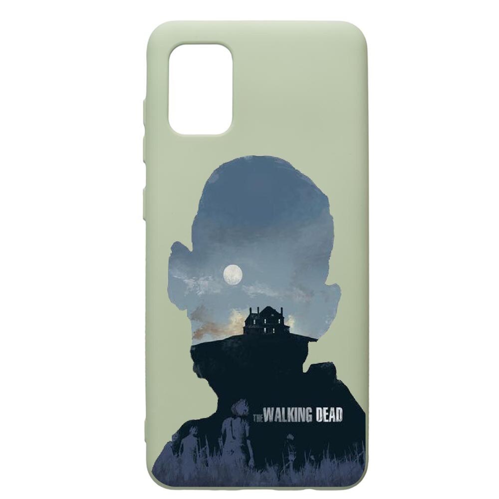 Husa de protectie Samsung Galaxy A71, The Walking Dead, silicon, cu interiorul din material textil, protectie camera, Beryl, PGR303