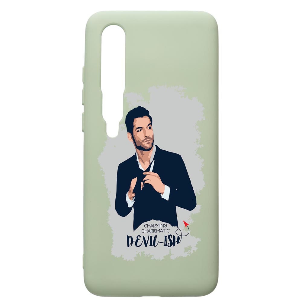 Husa de protectie Xiaomi Mi 10 / Mi 10 Pro, Lucifer, silicon, cu interiorul din material textil, protectie camera, Beryl, PGR299